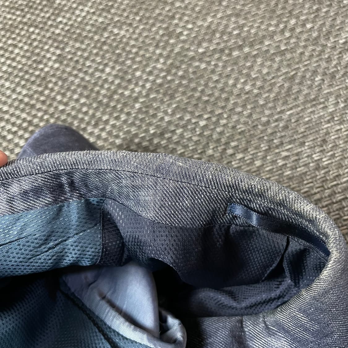 타미힐피거 네이비 세미유광 블레이저 자켓 S 상품이미지5