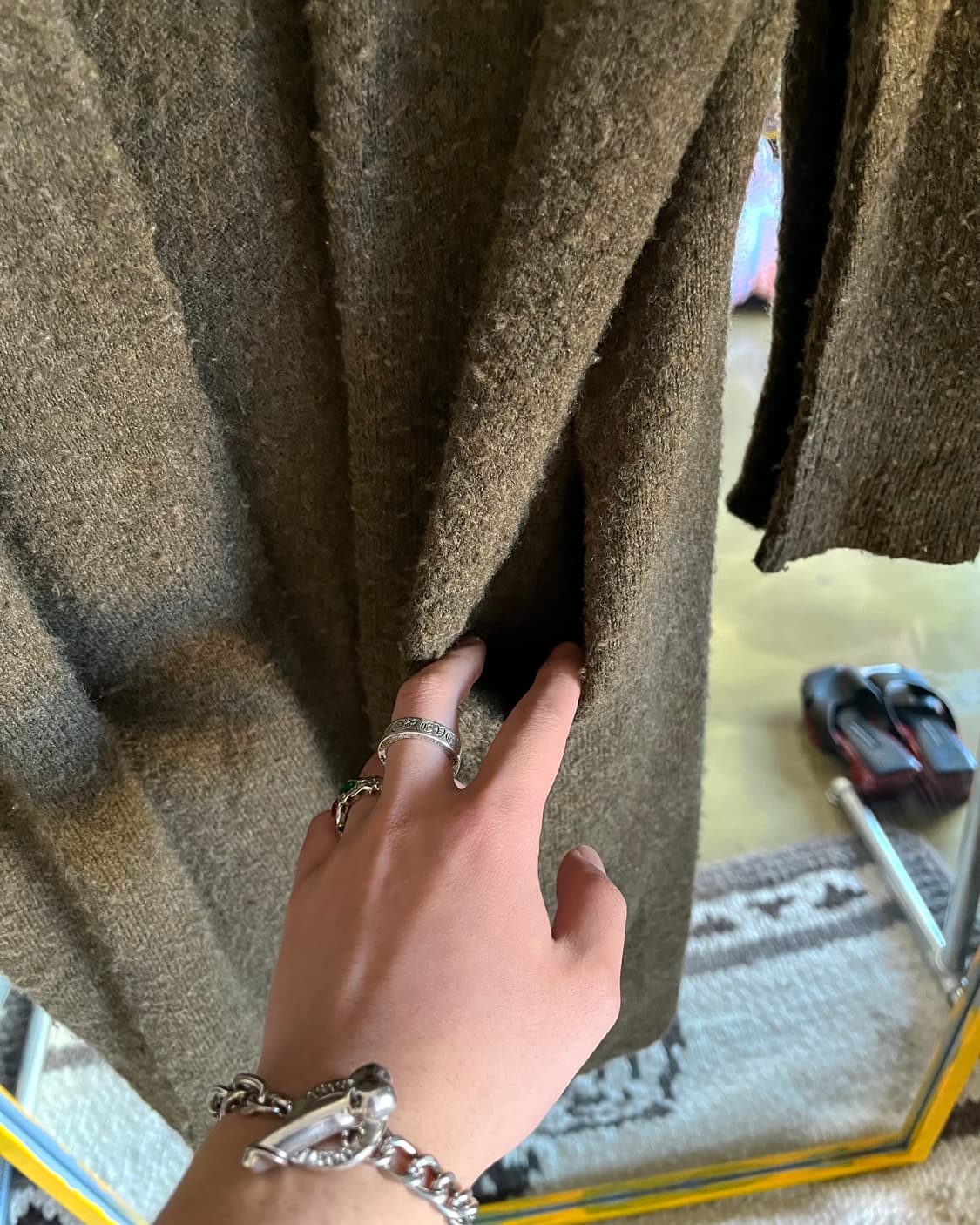 niko and . . . Mohair Knit Long Cardigan 상품이미지5