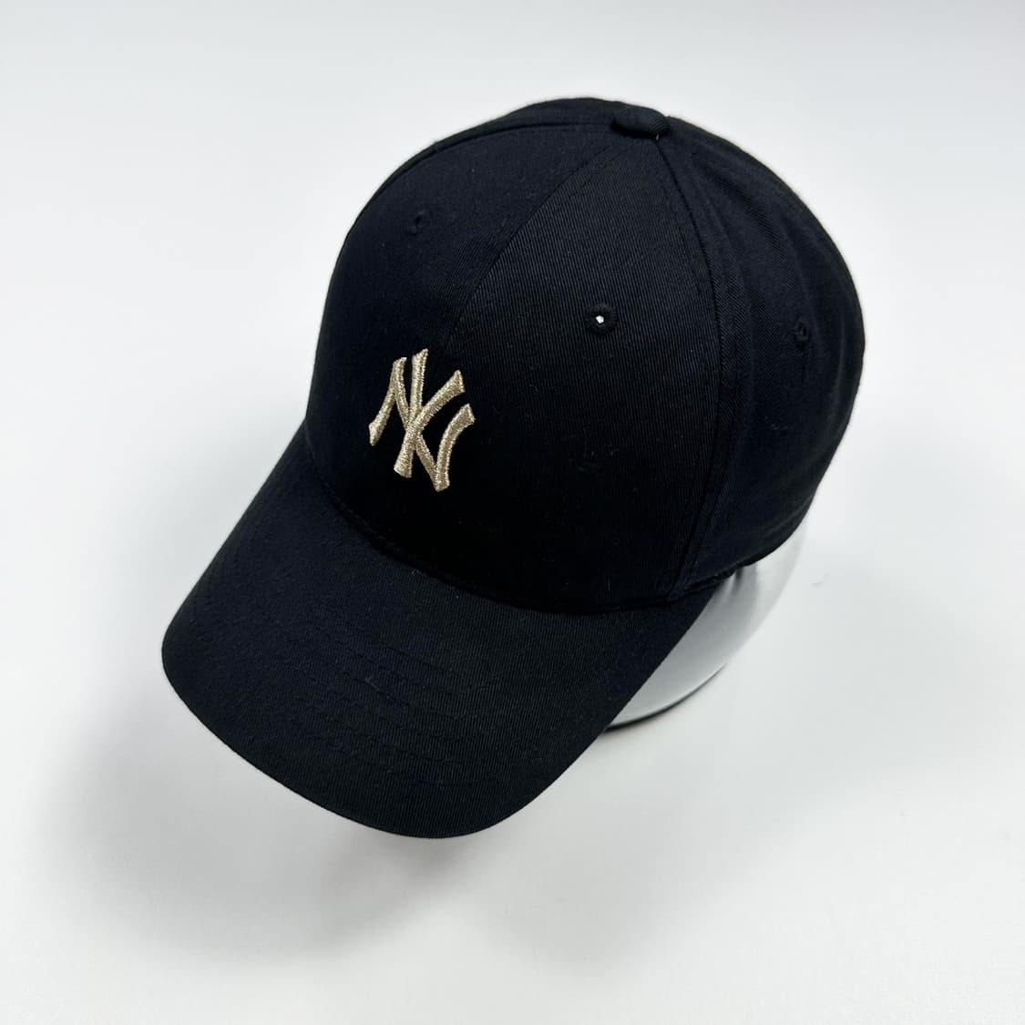 MLB 뉴욕양키스 자수 블랙 볼캡 모자 상품이미지1