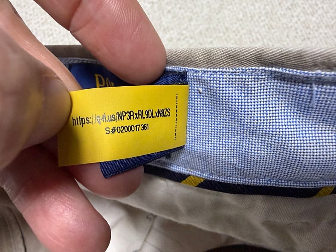 폴로 랄프로렌 바지 남성용 34인치 상품이미지7