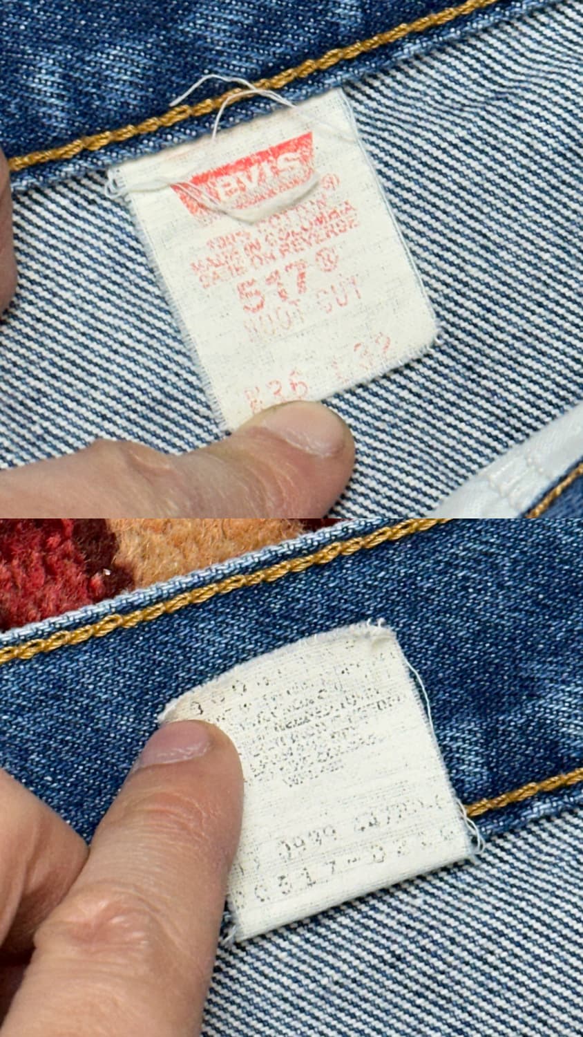 90's USA Made 리바이스 517 부츠컷 플레어진 상품이미지9