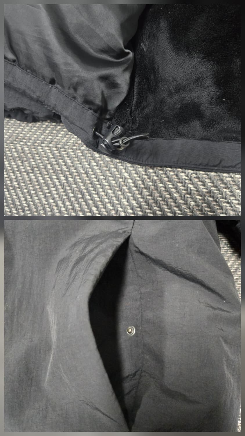 일꼬르소  미니멀 숏 다운 점퍼 블랙 오버핏패딩 상품이미지7