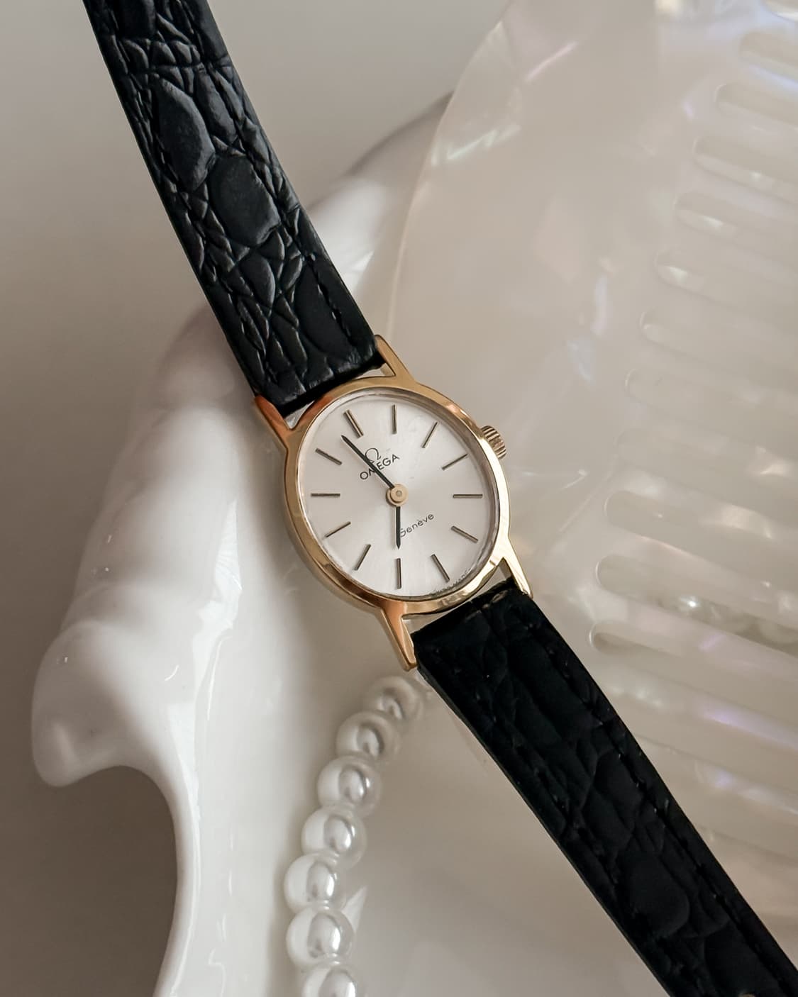 오메가 제네브 수동 오벌 시계 상품이미지2