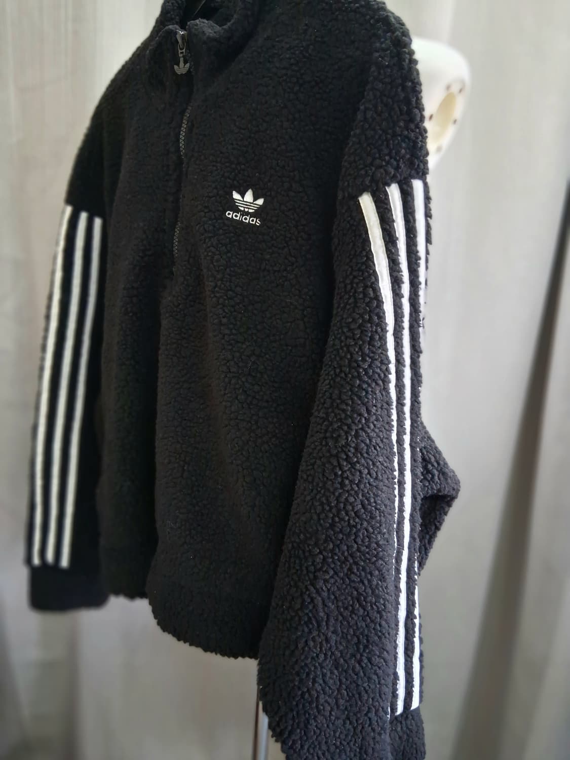 아디다스 보아 플리스 하프집업 블랙 XL 상품이미지3