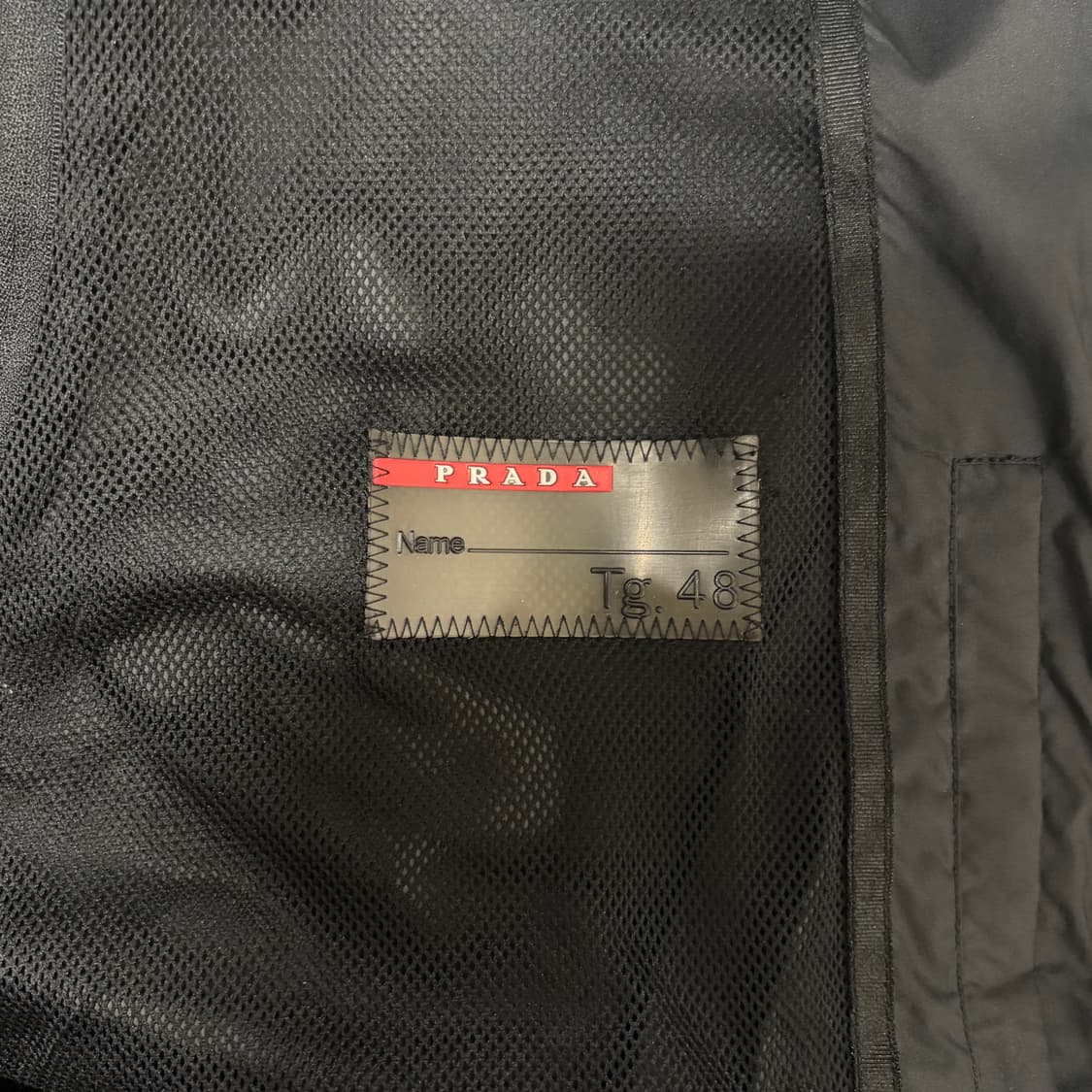 00s 프라다 스포츠 레드라벨 지퍼 자켓 (베스트 활용 가능) 상품이미지5