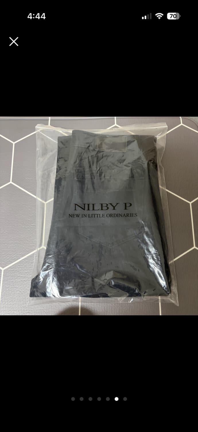 (미착용) 닐바이피 블랙 데님 55 상품이미지6