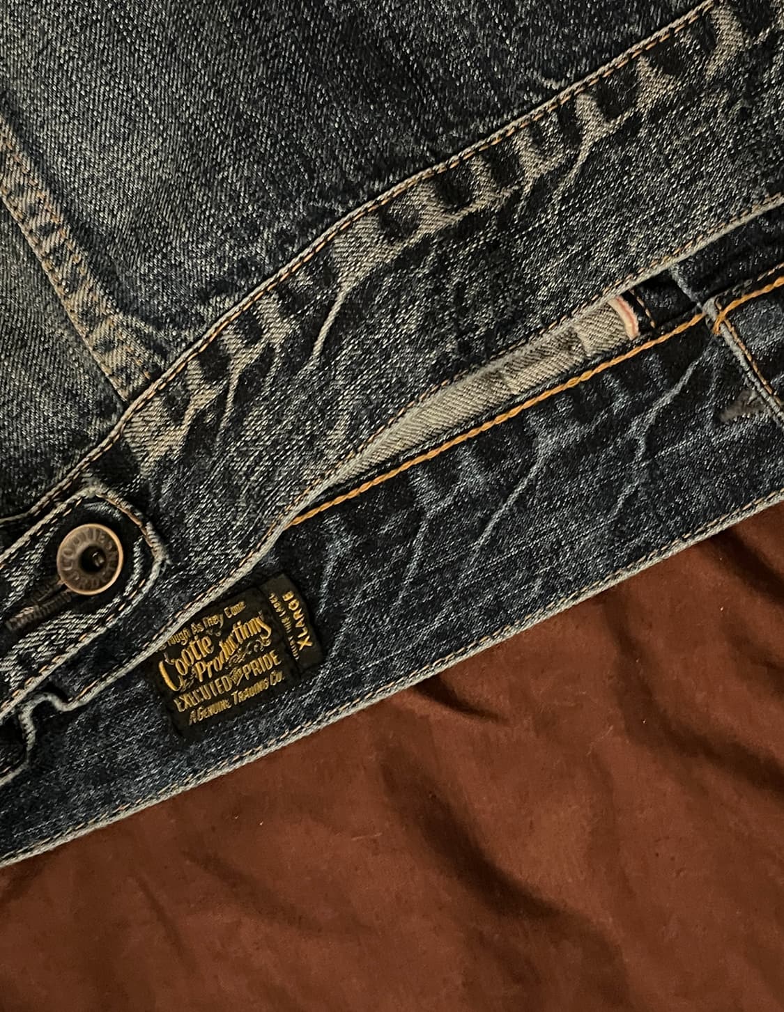 [XL]Cootie 2세대 셀비지 데님 트러커 자켓 상품이미지6