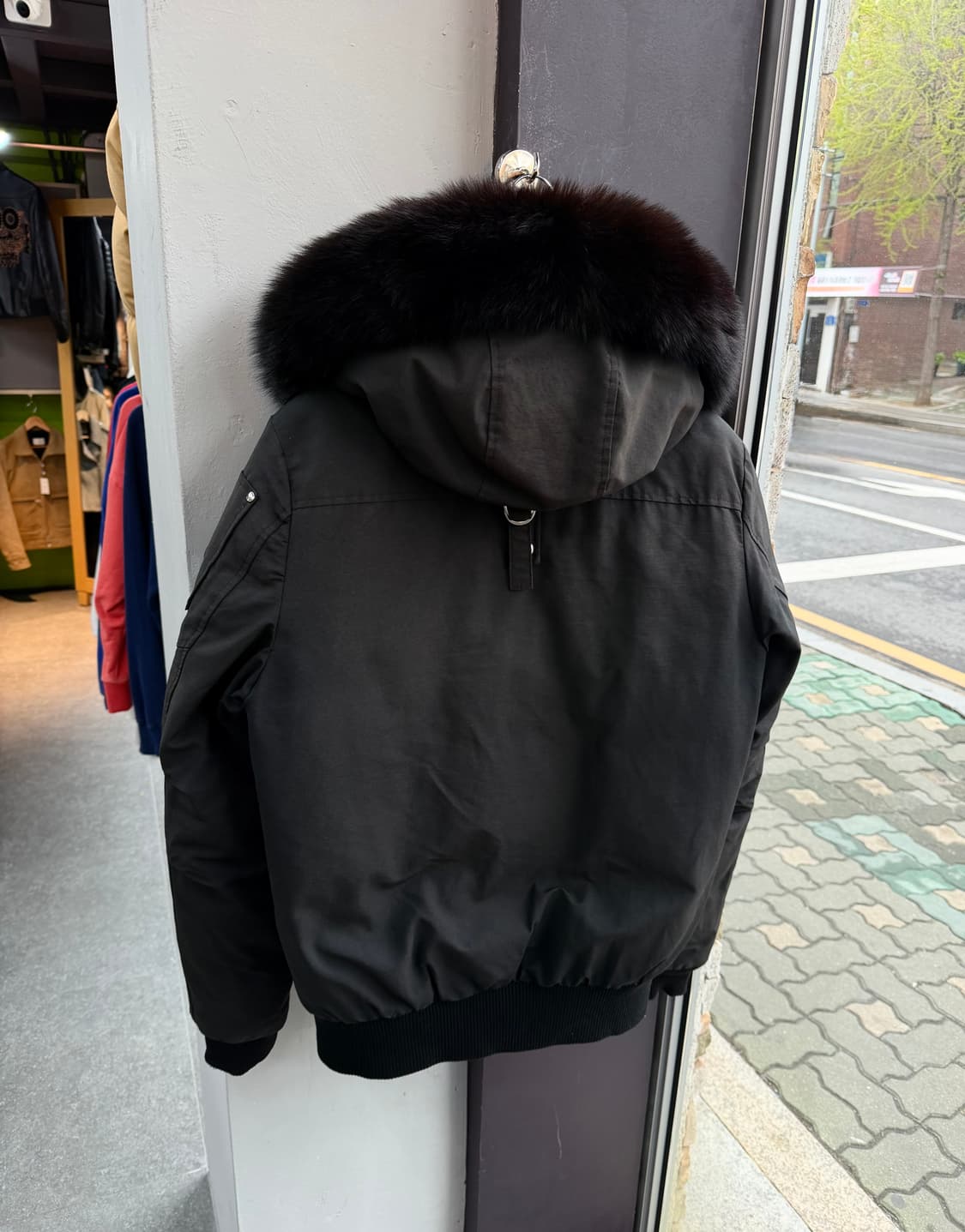 M/ 무스너클 발라스틱 블랙와펜 다운패딩 점퍼 상품이미지8