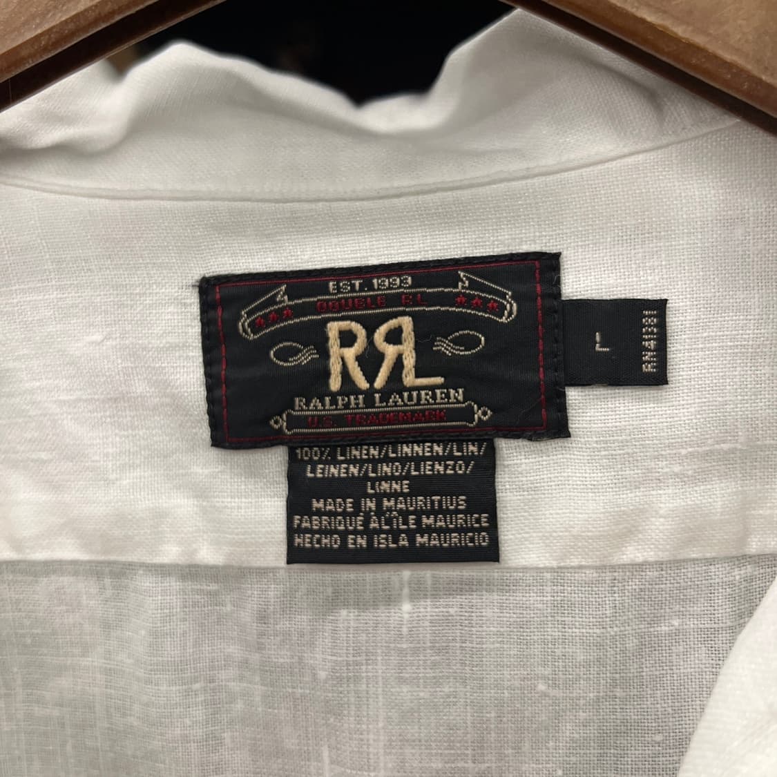 DOUBLE RL RRL 더블알엘 원 포켓 린넨 반팔 셔츠 상품이미지6