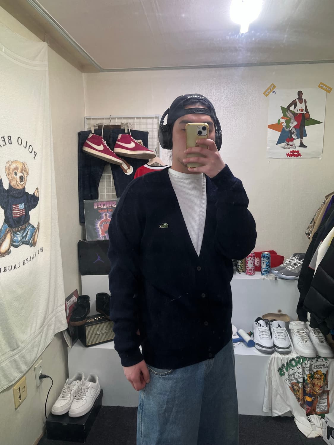 00‘s 라코스테 가디건 상품이미지6