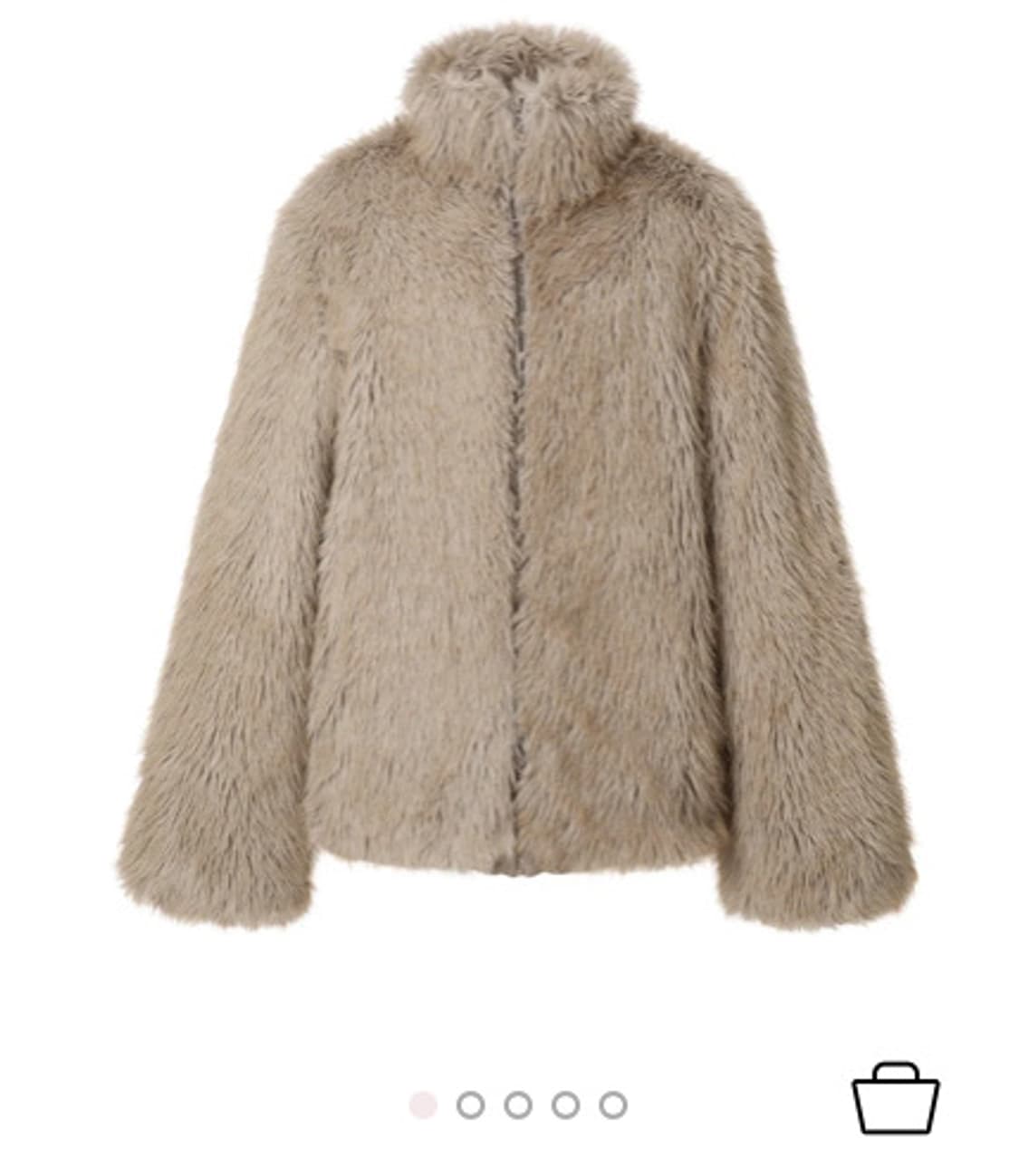 구해요 쓰리타임즈 브라우니 집업 퍼 자켓 상품이미지1