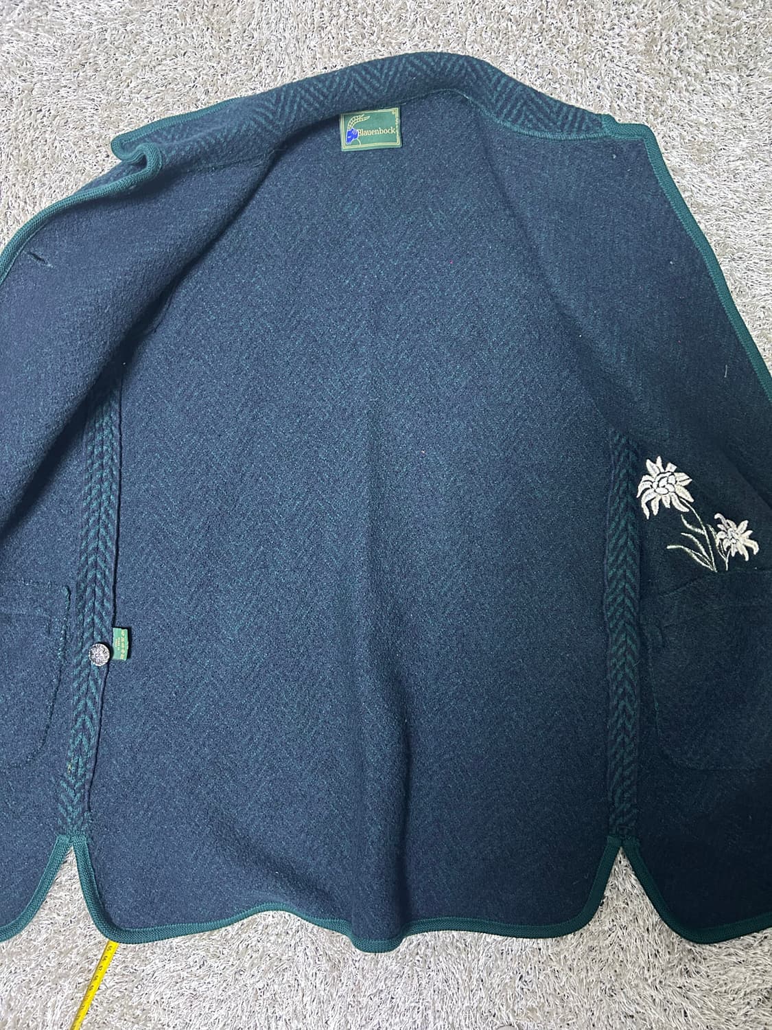 이태리제 blauenbock 울100프로 코트 사이즈 77 상품이미지6