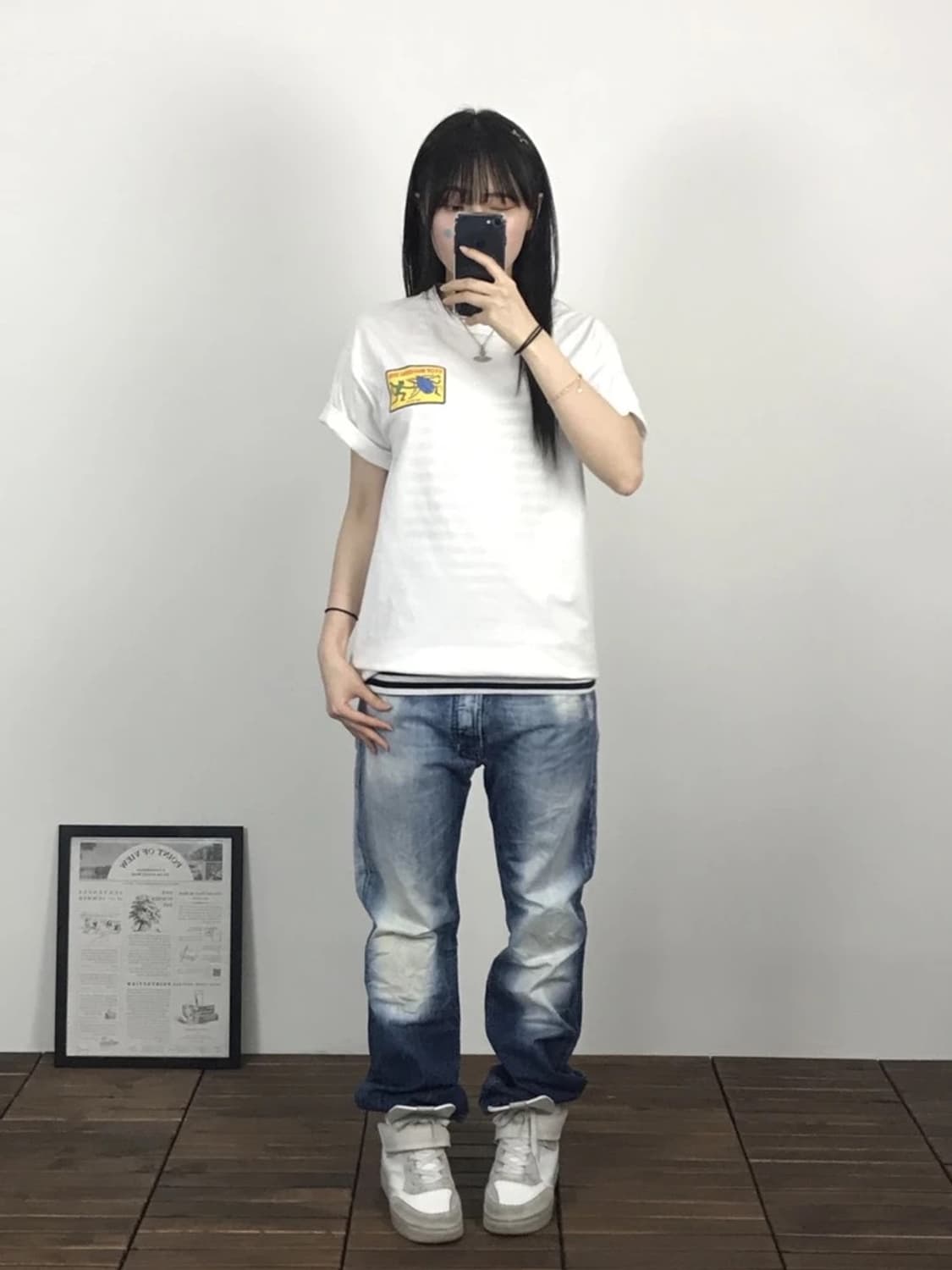 OBEY Back Graphic White Tee 상품이미지1