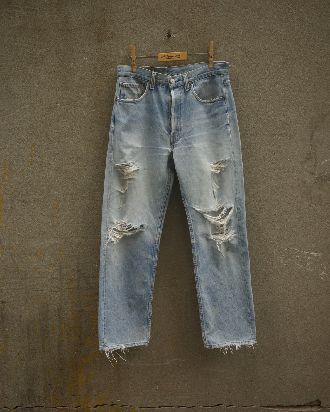 90’s Levi’s 501 디스트레스드 데님 팬츠 상품이미지1