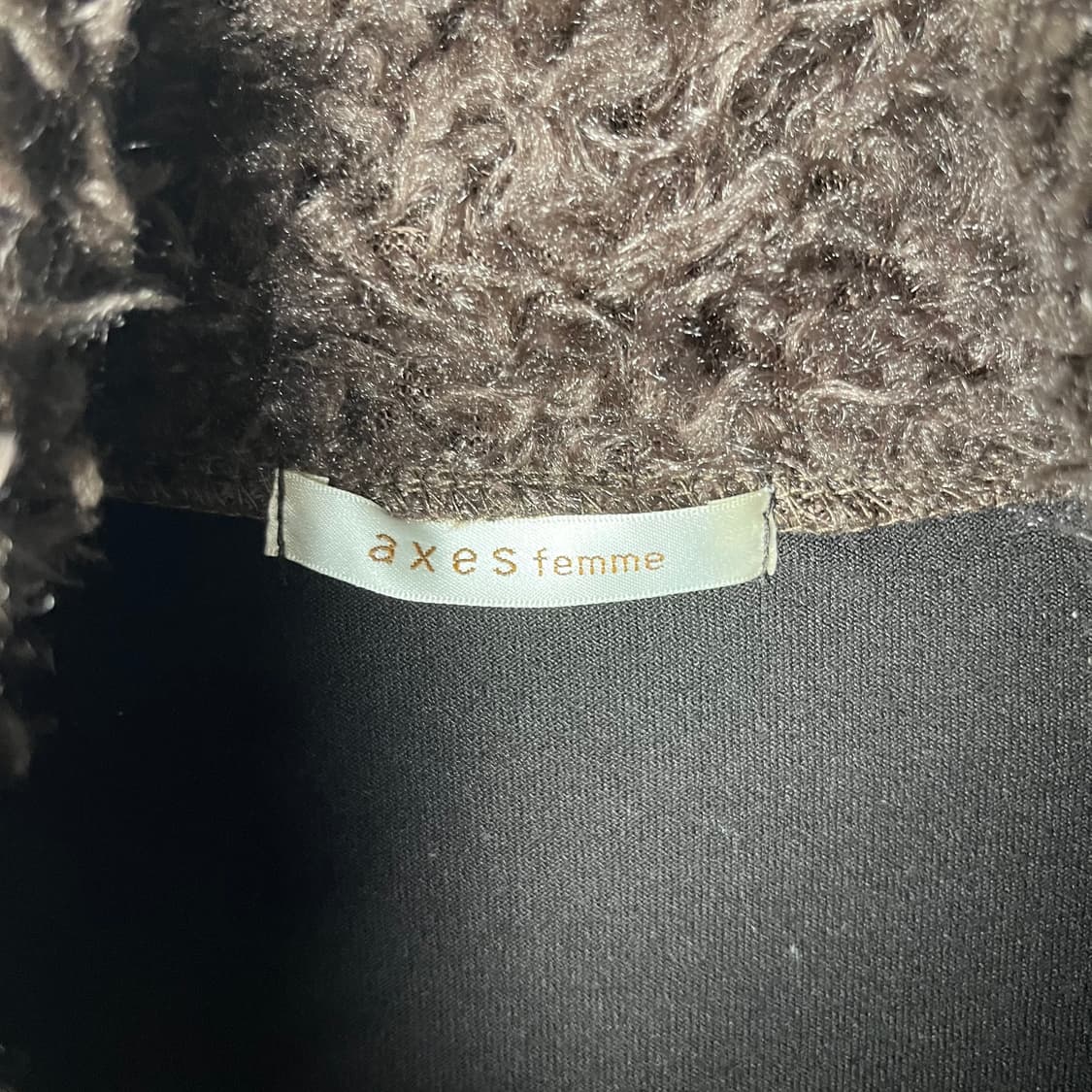 [AXES FEMME] 엑시즈팜 오네갸루 퍼 슬리브리스 상품이미지5