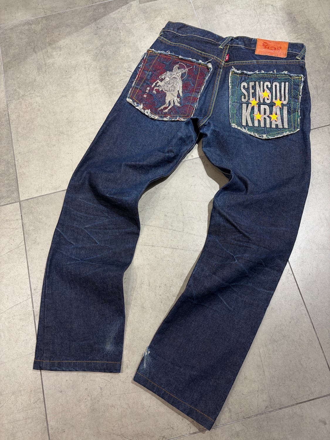 RMC 레드 몽키 컴퍼니 자수 데님팬츠 상품이미지1