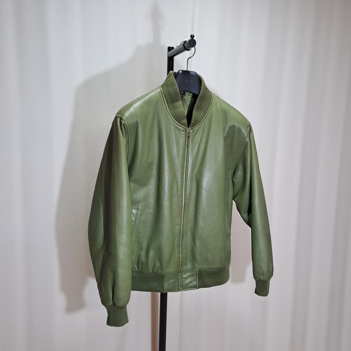 (택포) Schiatti 이태리 핸드메이드 양가죽 블루종 100 B656 상품이미지4