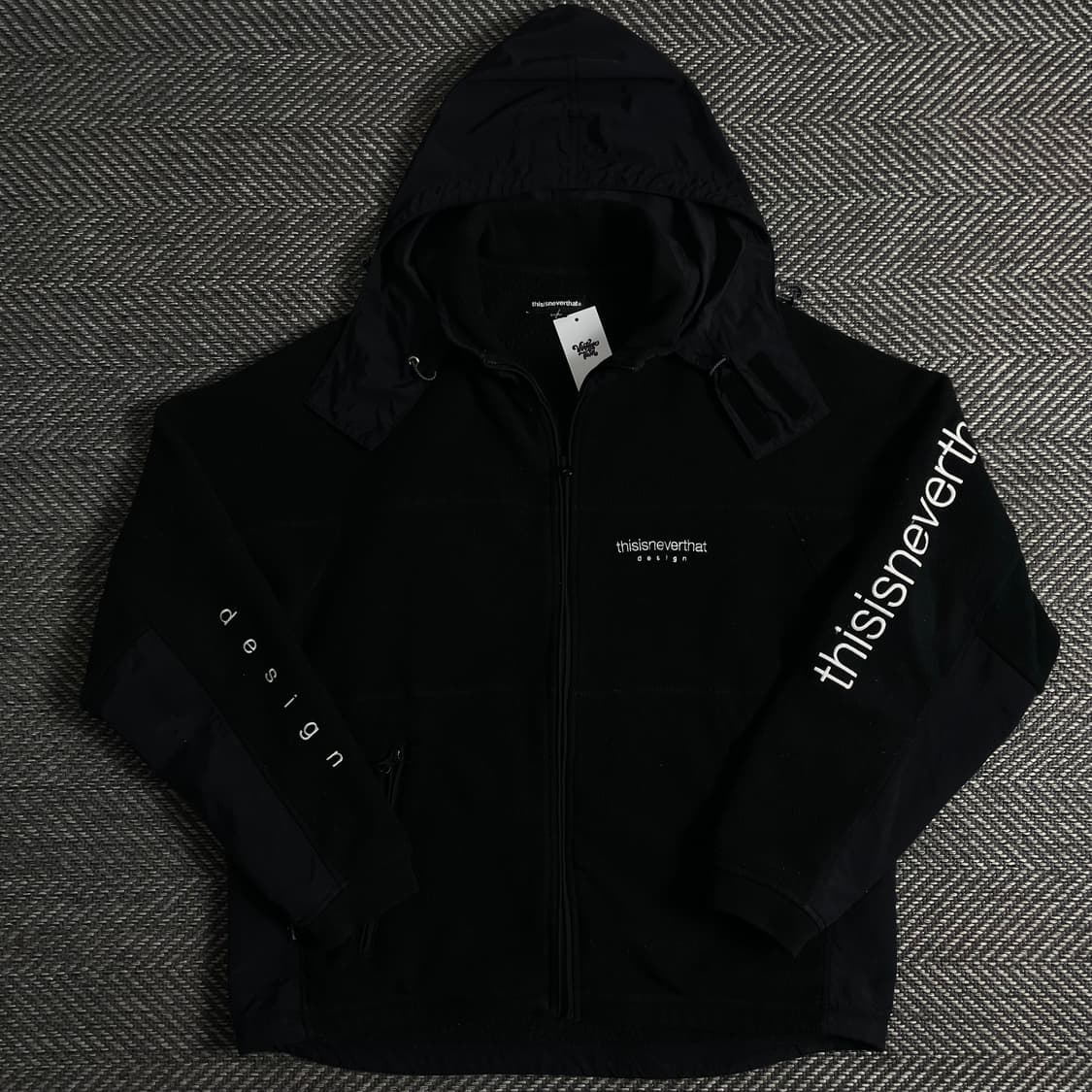 디스이즈네버댓 스펠 빅로고 후드 플리스 자켓o 3528 상품이미지1