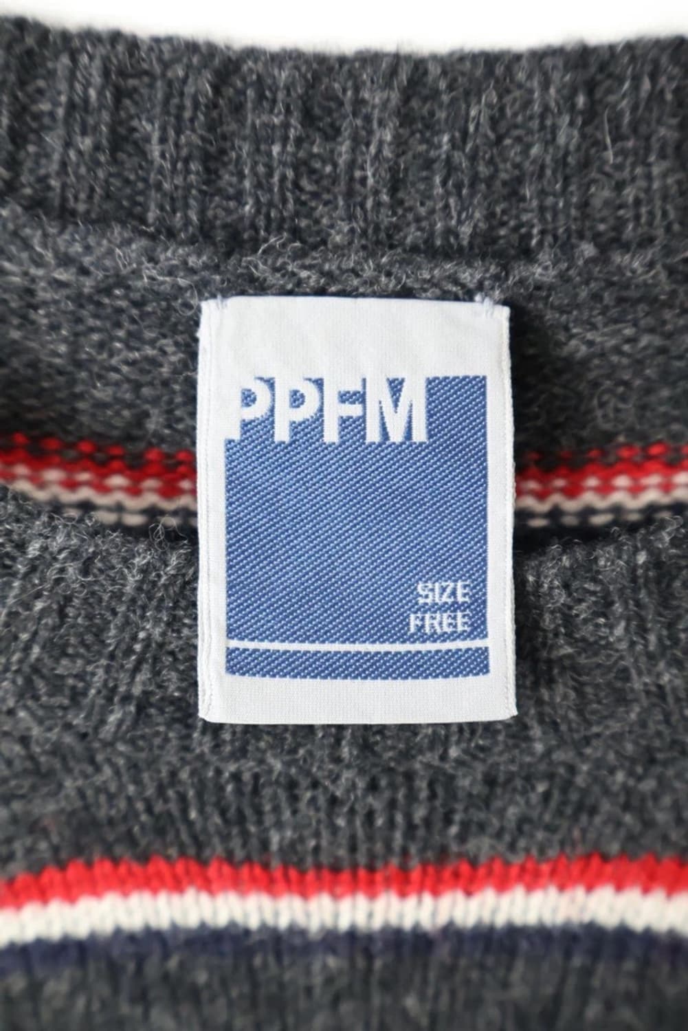 00's PPFM Wool Stripe Knit Sweater 상품이미지5