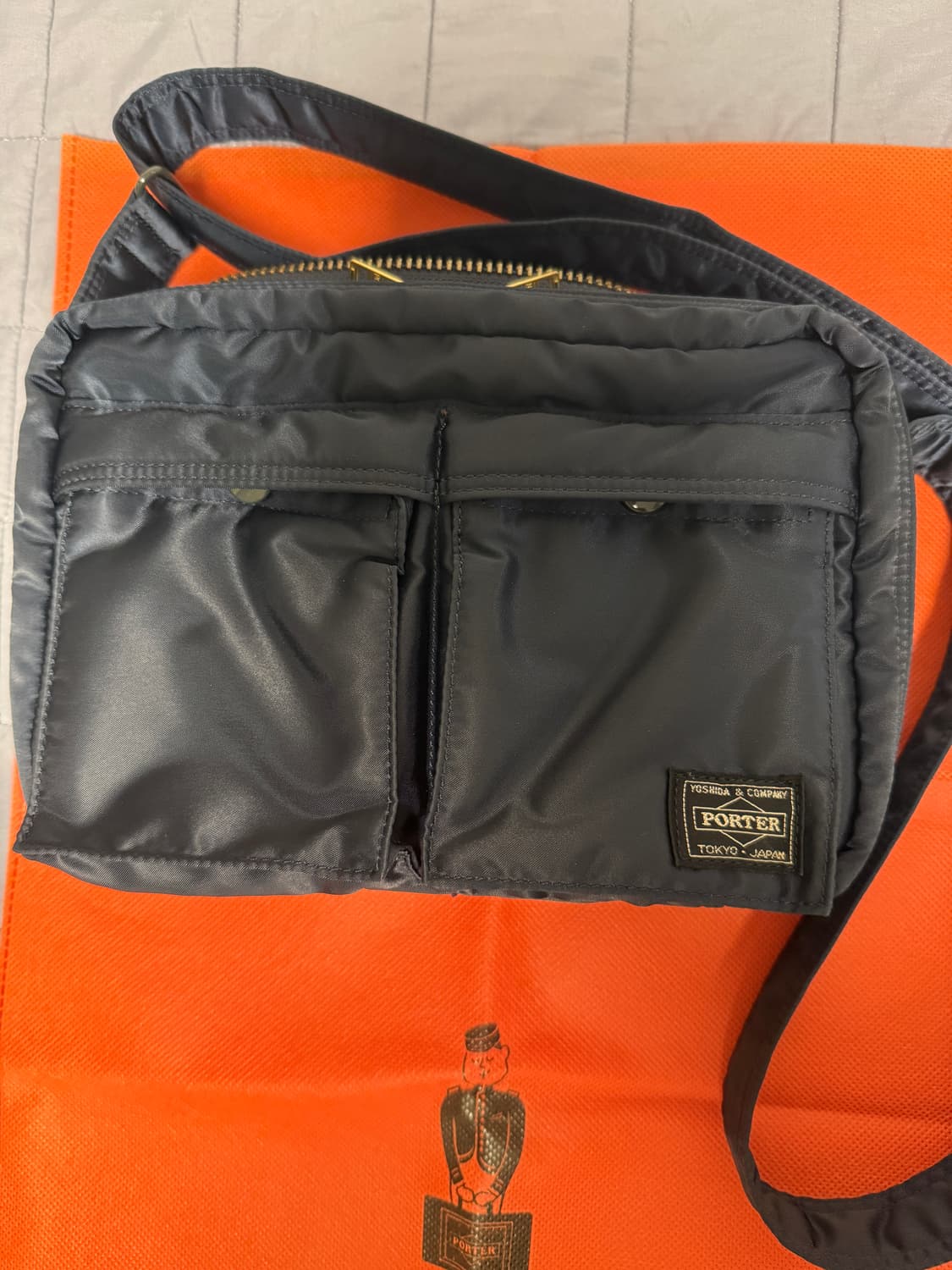 요시다 포터 탱커 숄더백 스몰 아이언블루 상품이미지3