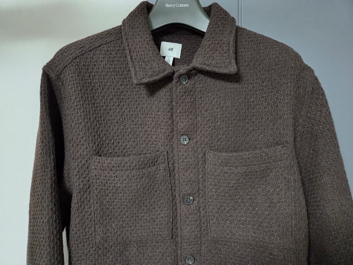 (새상품) 남자 울자켓 브라운 100,105 XL 판매합니다.H&M 상품이미지3