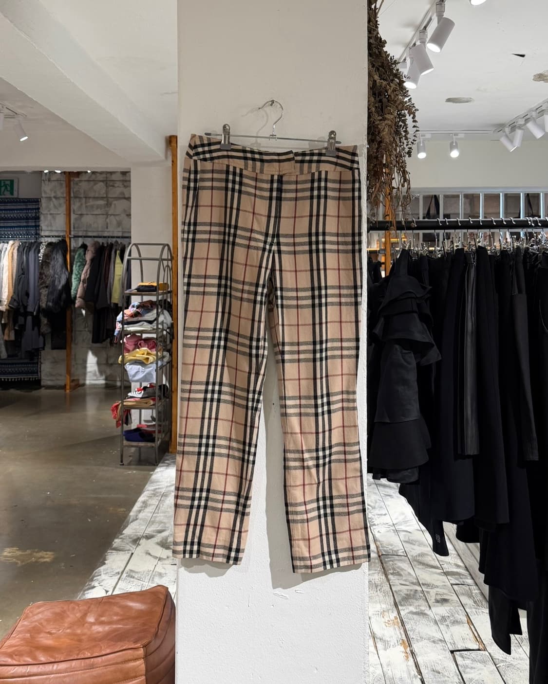 버버리 베이지 노바체크 팬츠 상품이미지1