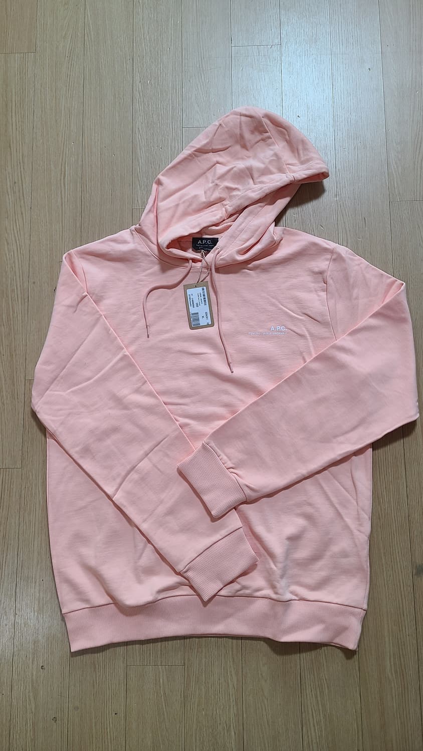 A.P.C. 핑크 후드티 XL 새상품 상품이미지1