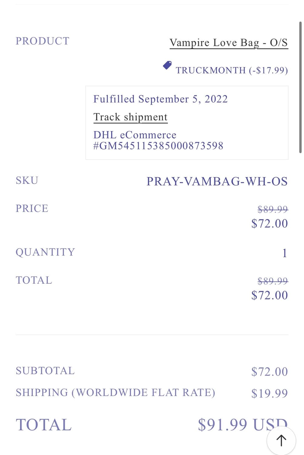 프레잉 praying 벨라 에드워드 숄더백 상품이미지5