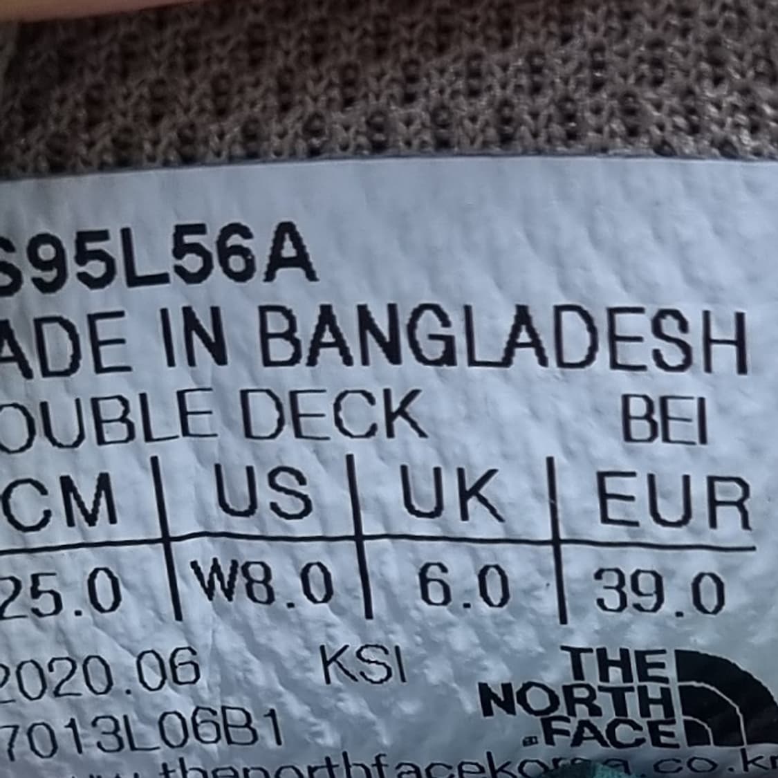 노스페이스 더블덱 트레킹화 등산화250 상품이미지6