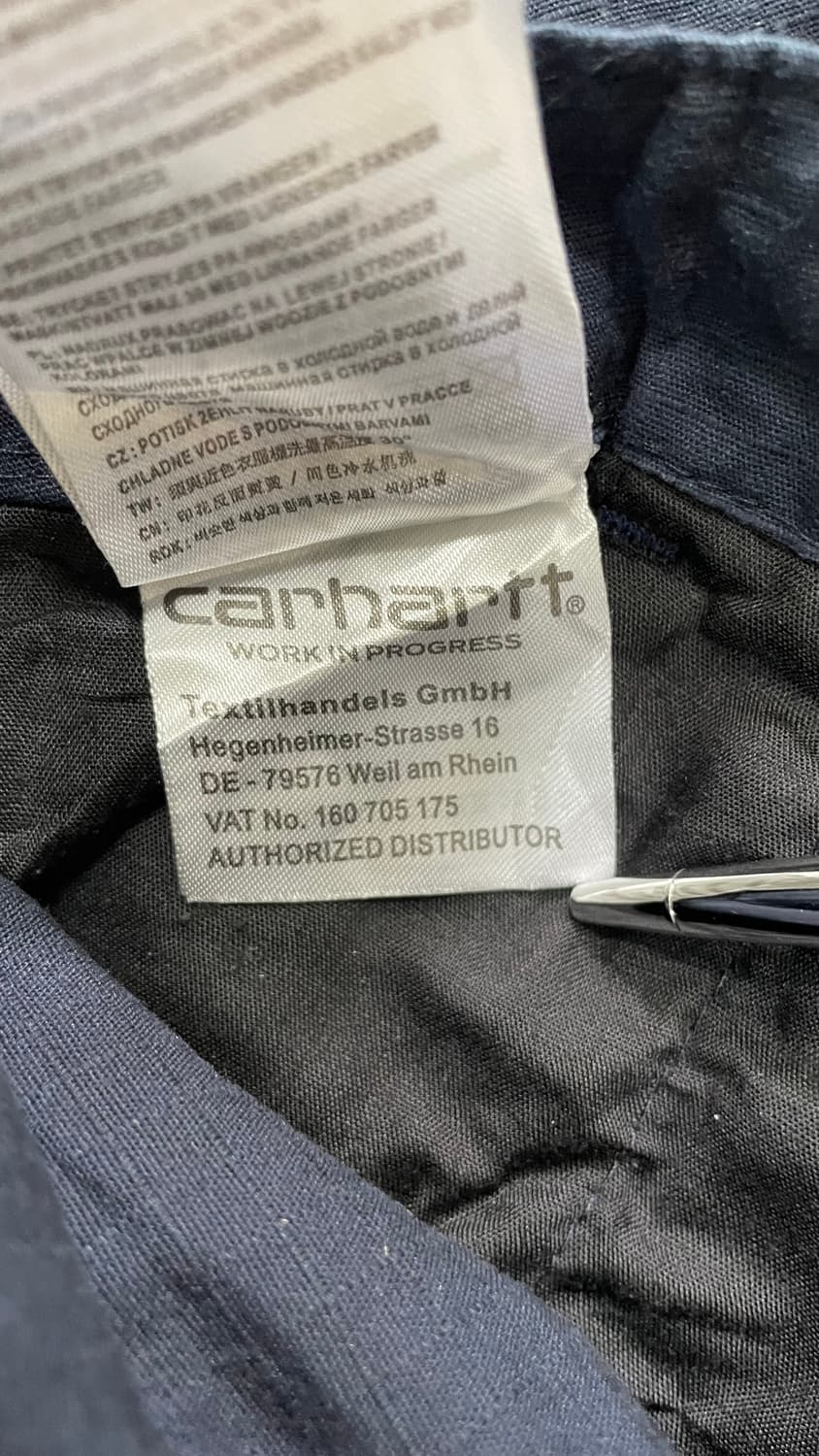 칼하트 네이비 카고 팬츠 상품이미지5