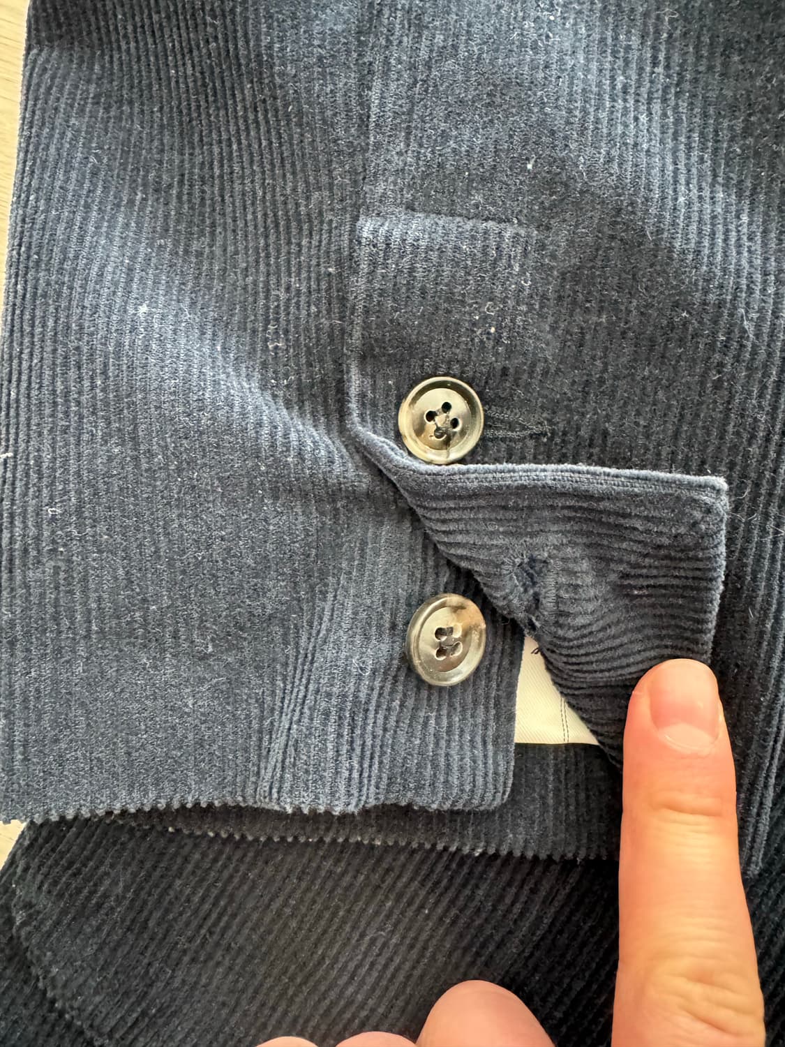 코듀로이 스포츠 자켓 네이비 L 상품이미지6