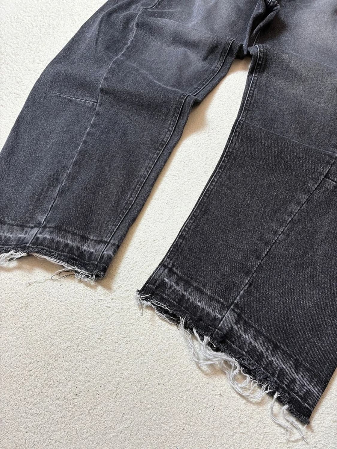 르마드 23FW 핀턱 로우컷 와이드 데님 팬츠 PN7592 상품이미지4
