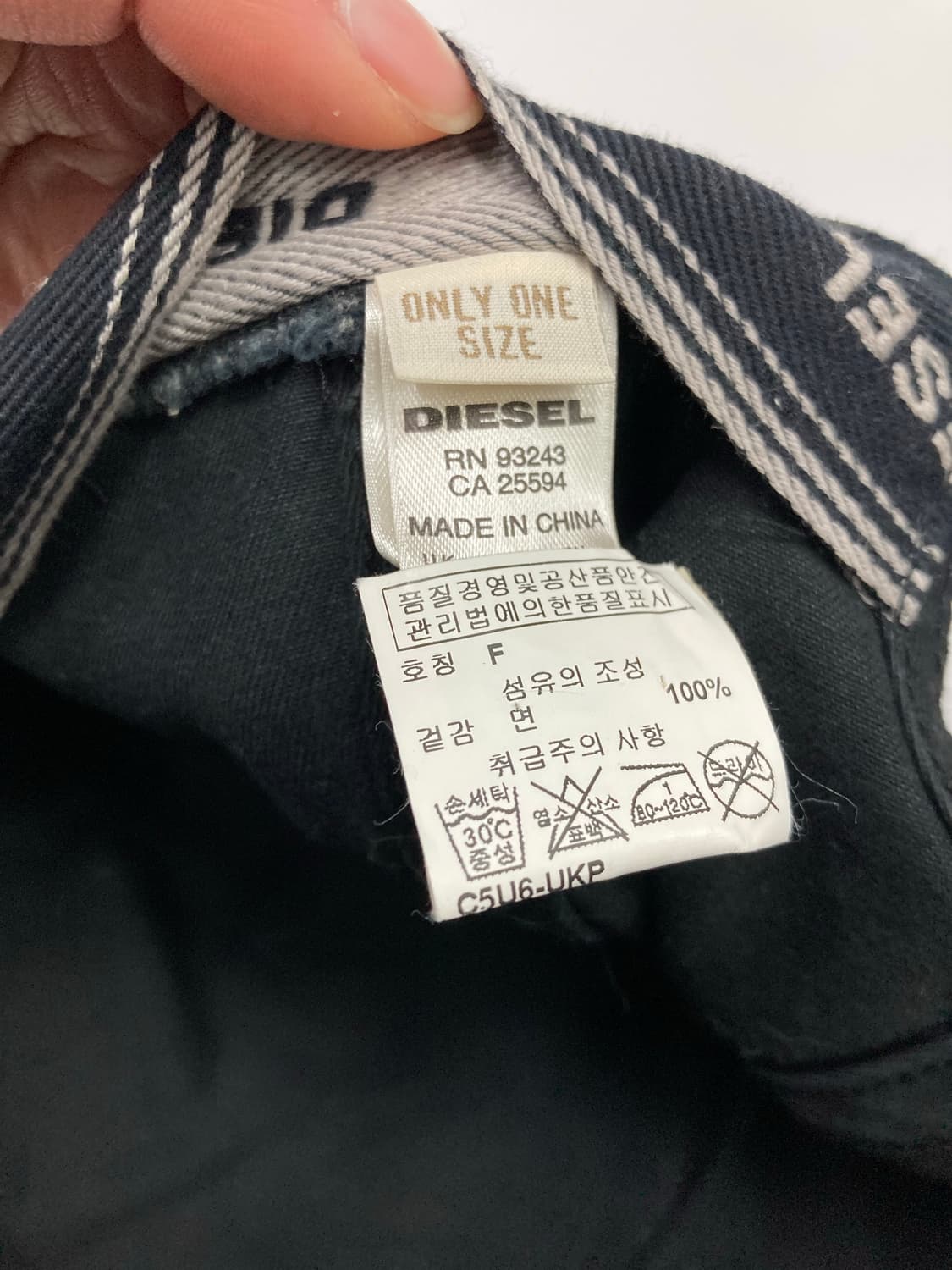 디젤 데님 캡모자 상품이미지4