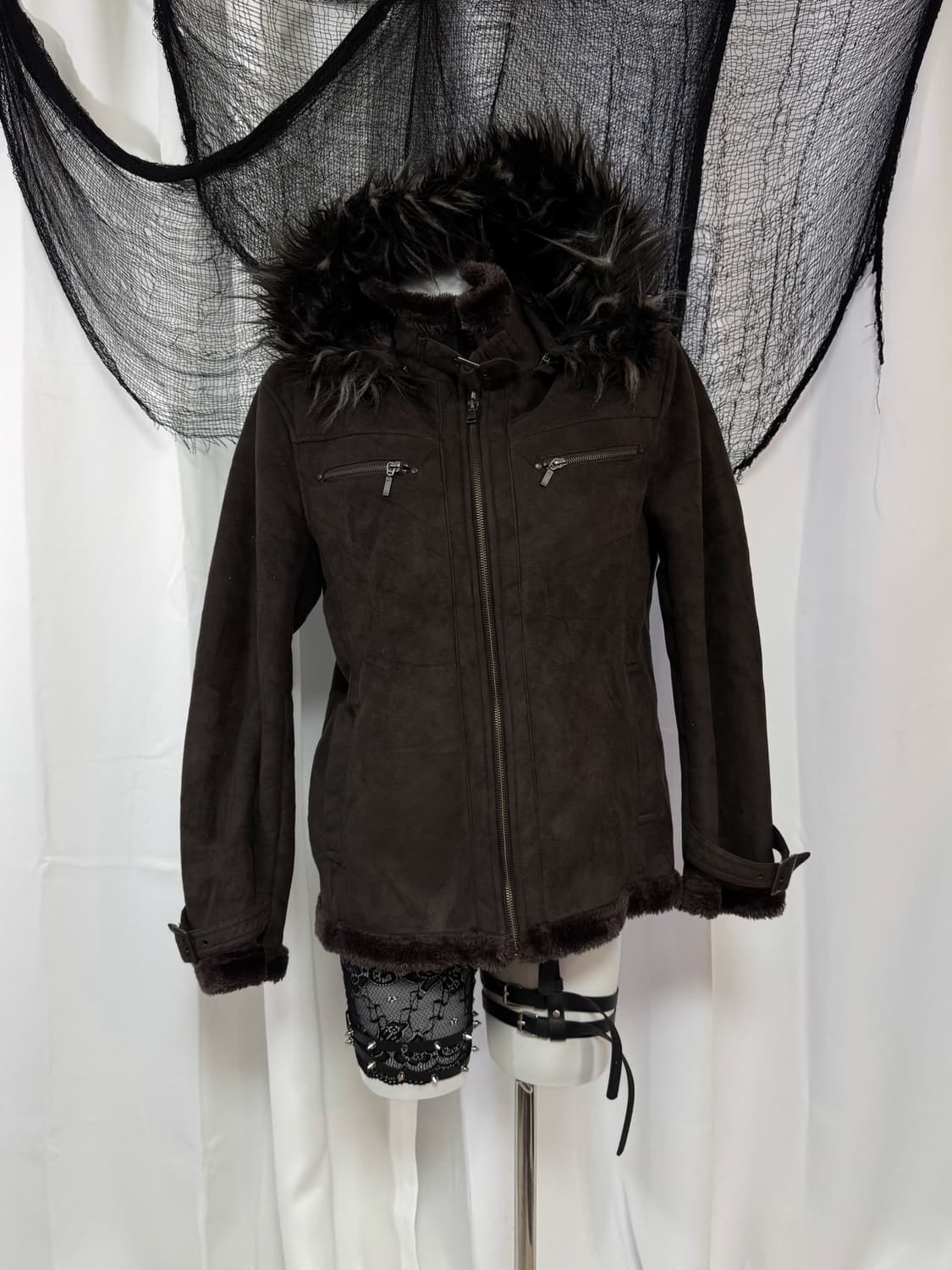  brown buckle fur mustang 상품이미지1