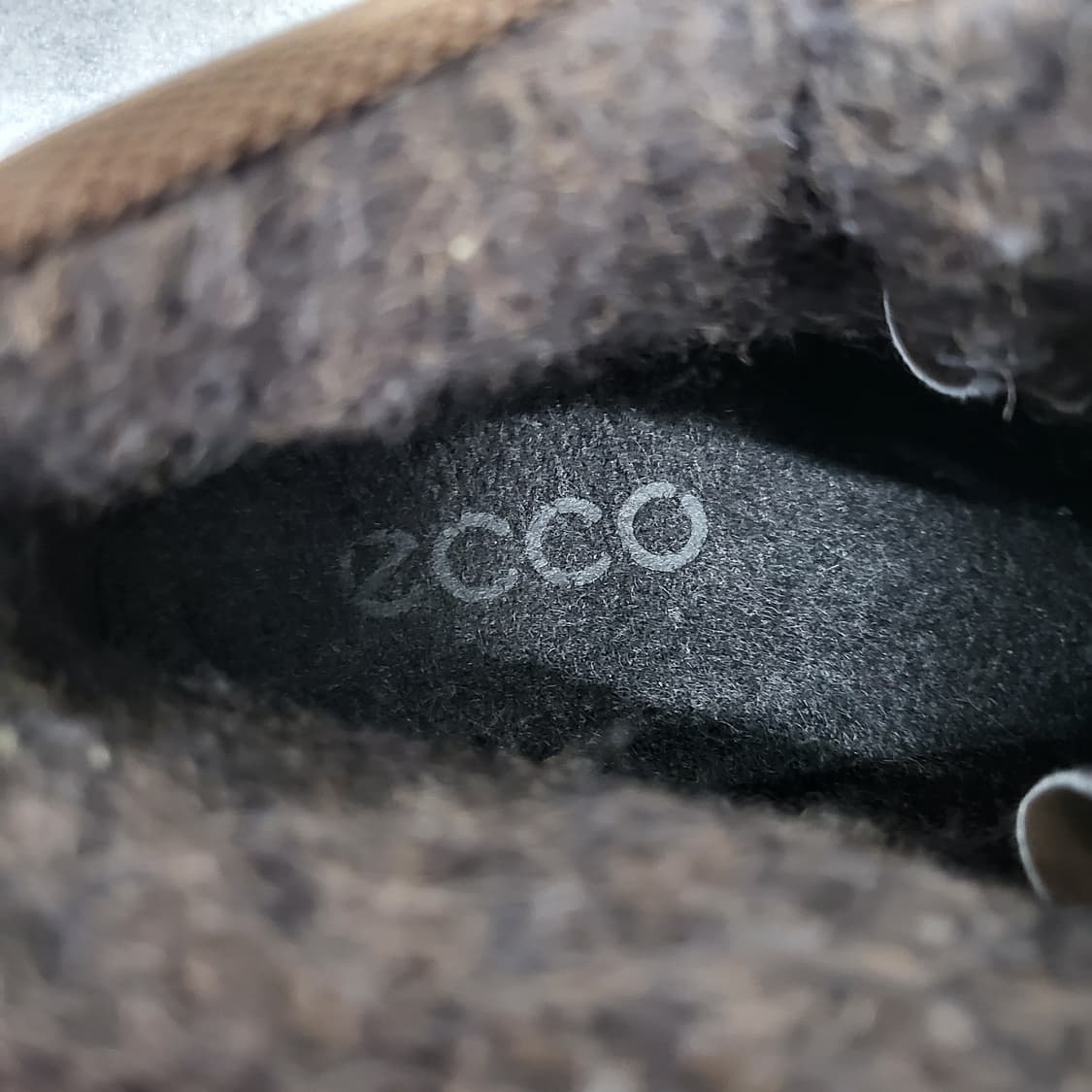 ECCO 털가죽 부츠 브라운 270mm 상품이미지5