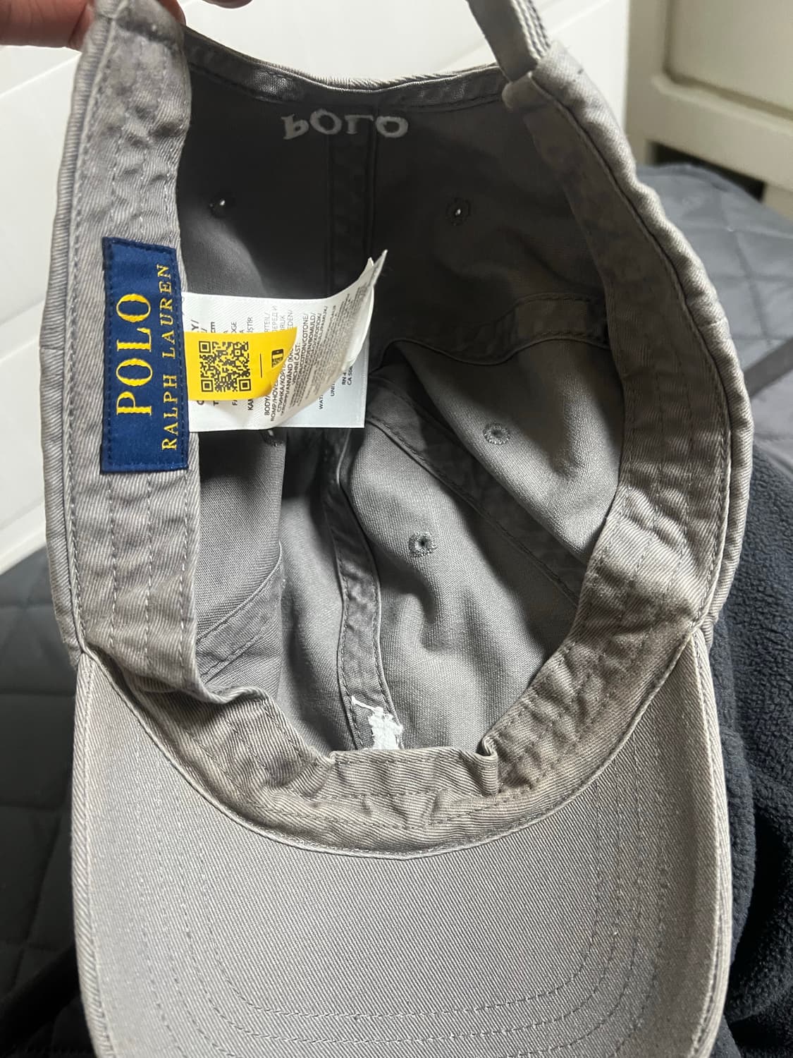 폴로 볼캡 그레이 상품이미지3