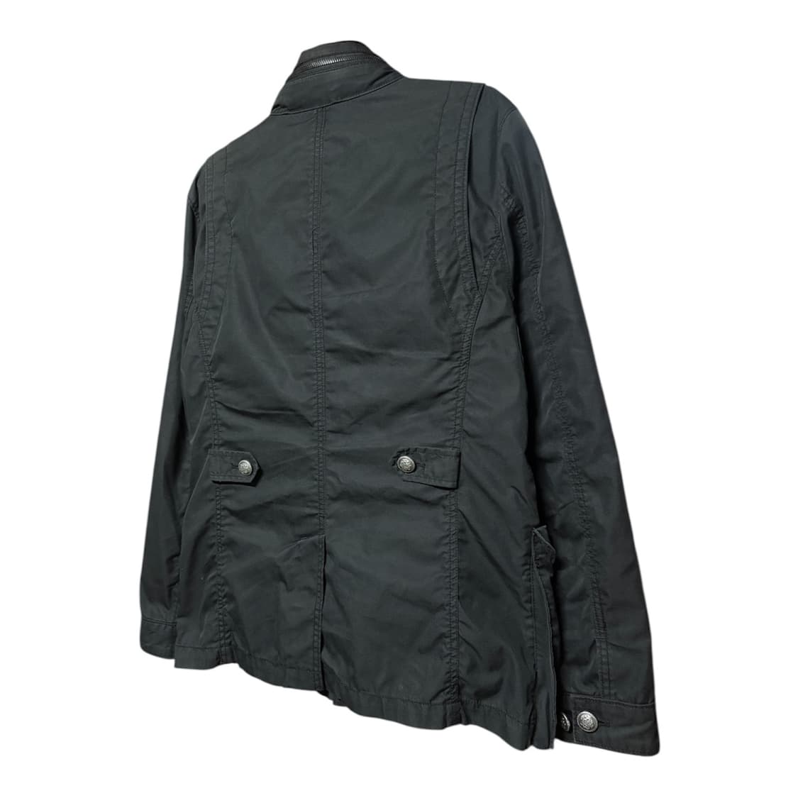 [POLHAM] 빈티지 폴햄 블랙 코튼 메탈 헌팅 자켓 L 상품이미지4