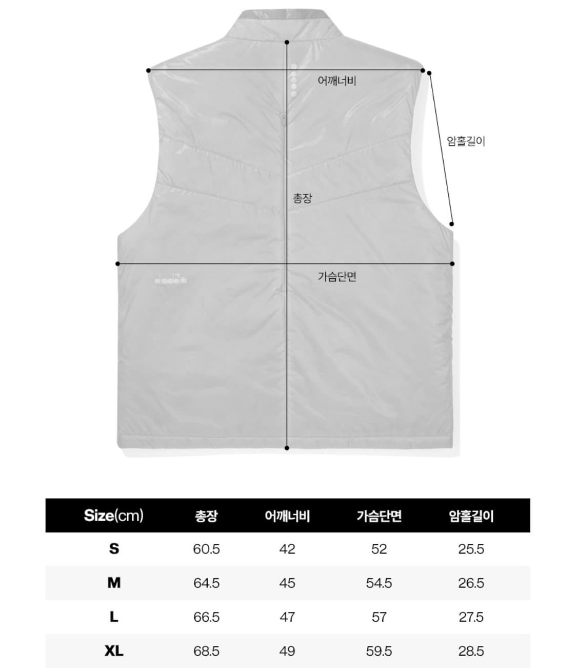 디아도라 퍼포먼스 러닝 패딩 베스트 상품이미지6