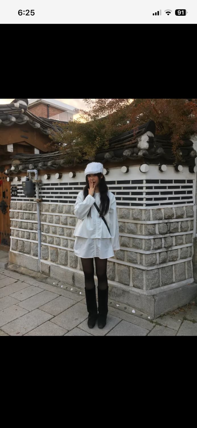 트리밍버드 레이어드 화이트 블라우스 상품이미지2