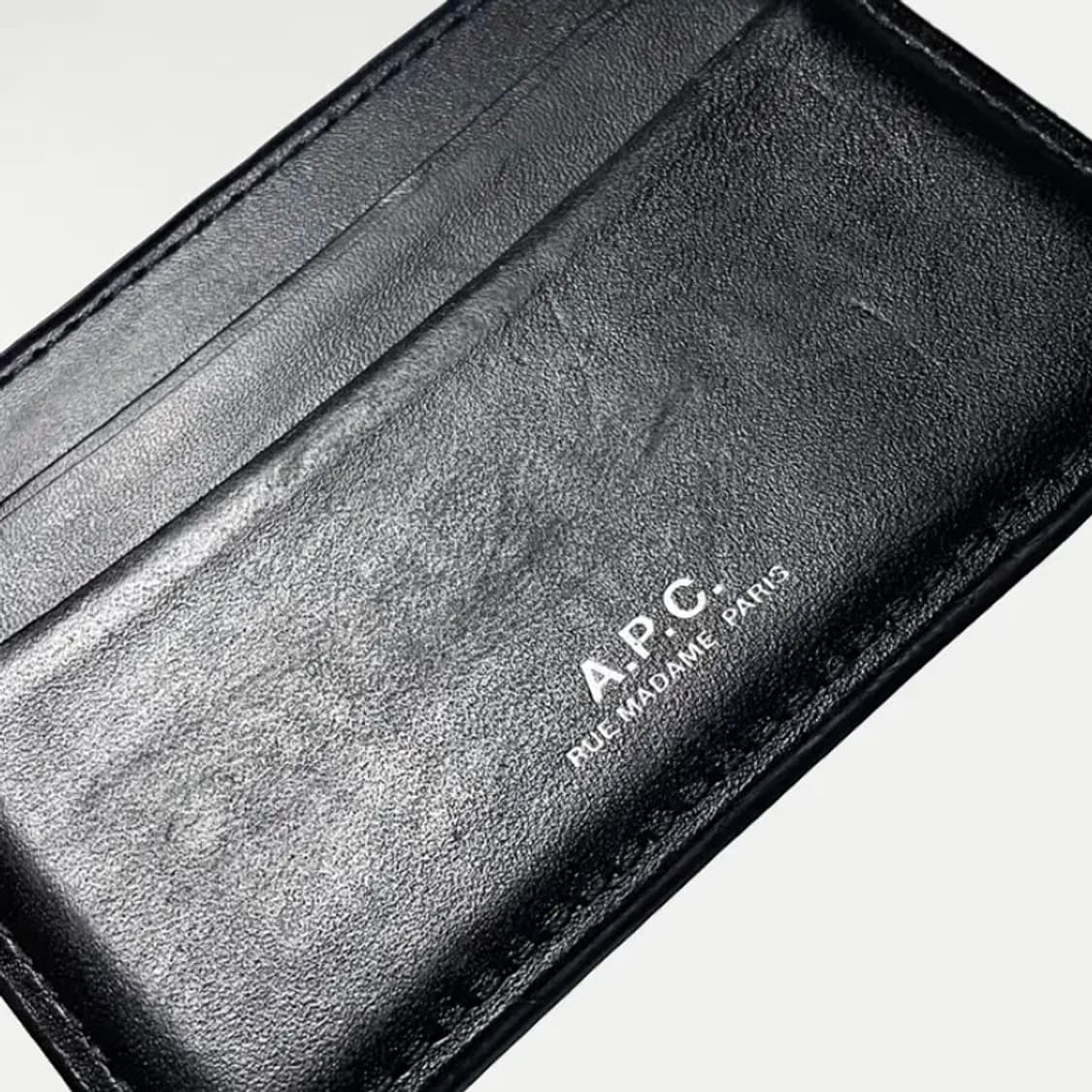 [정품] A.P.C 아페쎄 앙드레 소가죽 카드지갑 상품이미지2