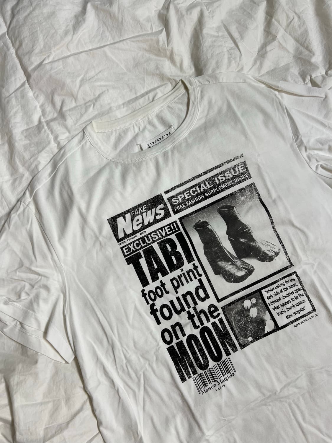 마르지엘라 타비 프린팅 반팔티셔츠 상품이미지2