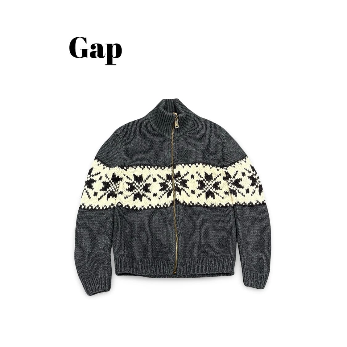 (100)갭니트코위찬집업 상품이미지1