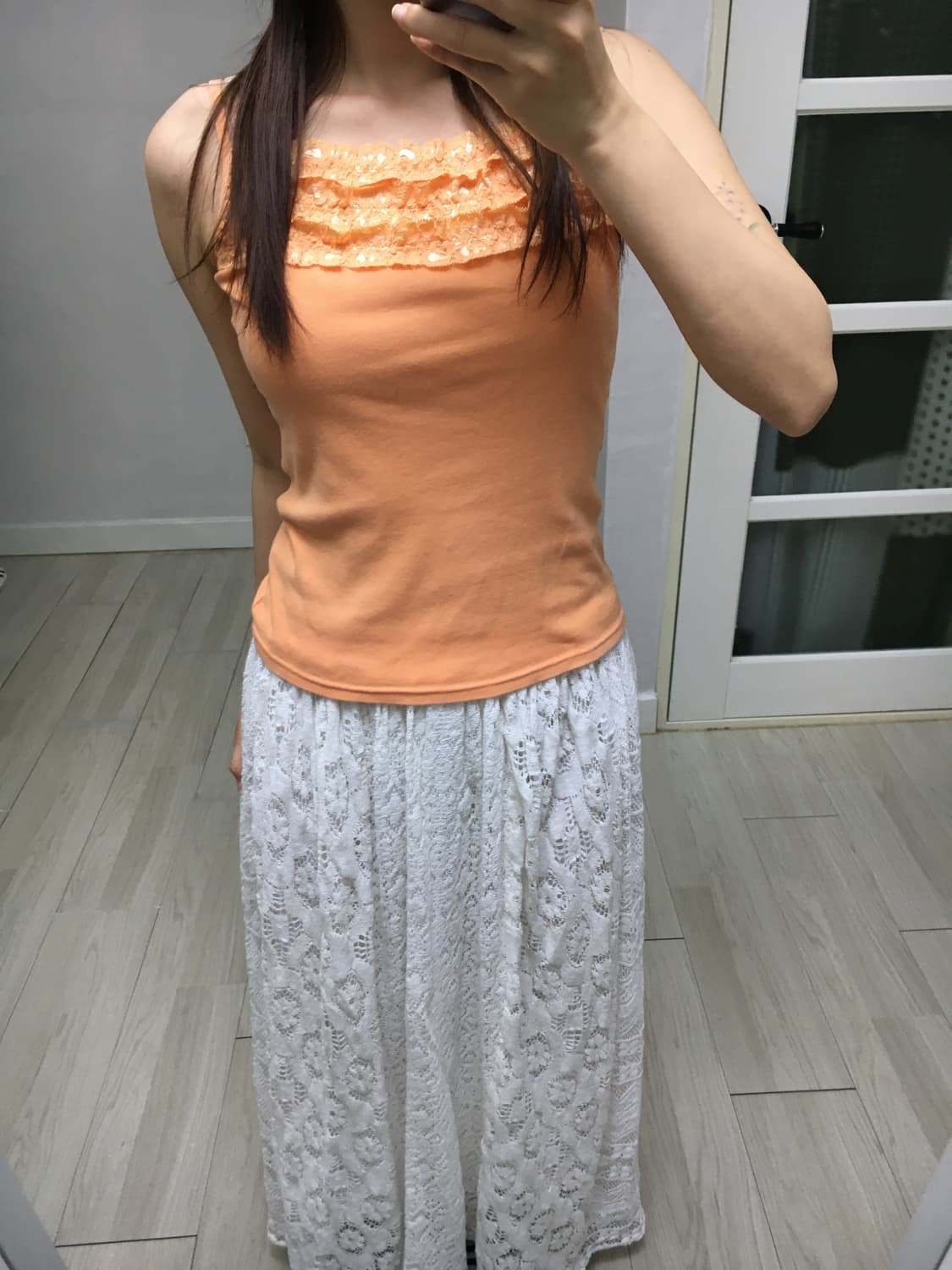 코랄 레이스 슬리브리스 상품이미지8