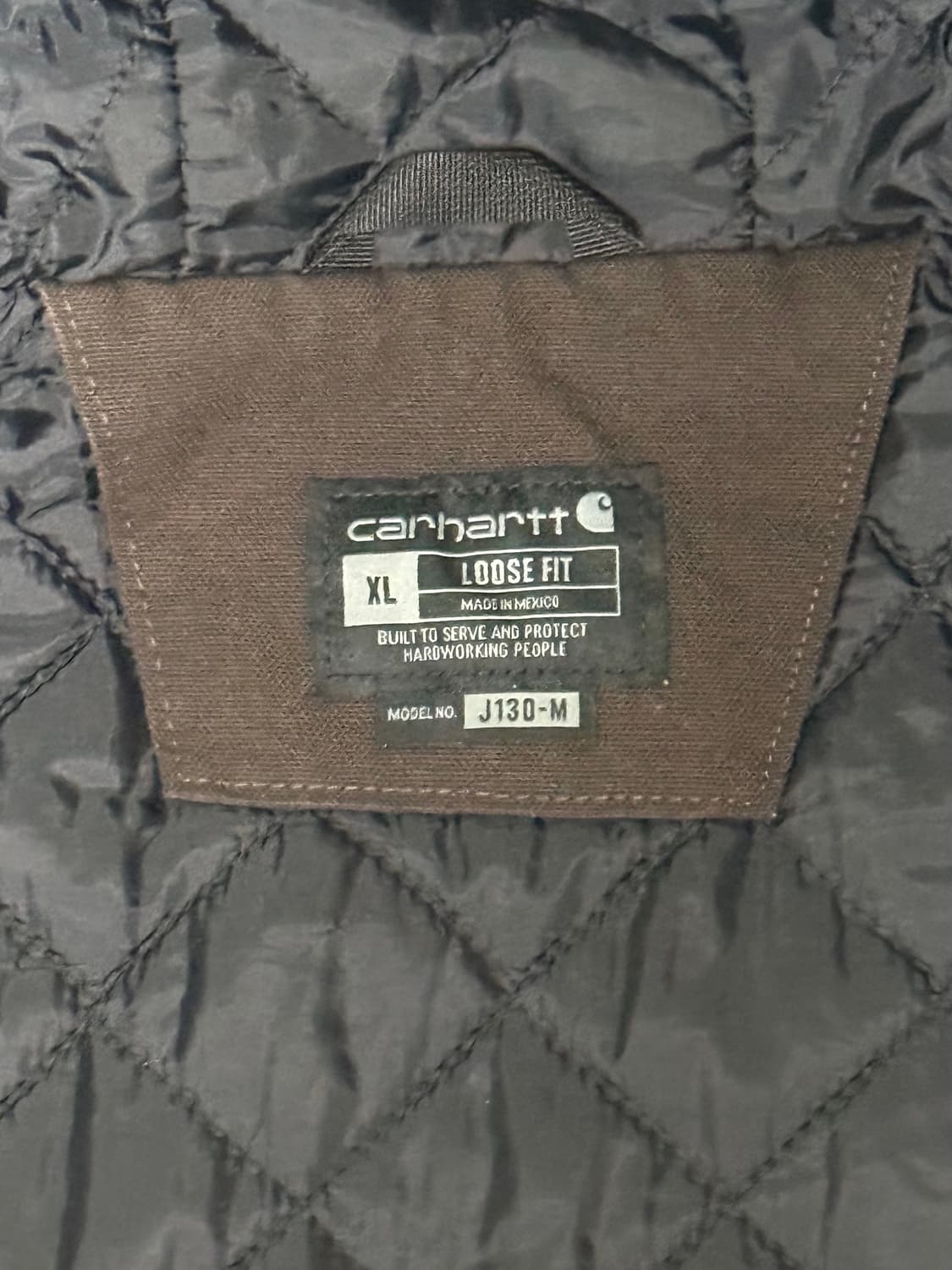 칼하트 액티브자켓 샌드스톤 XL 다크브라운 상품이미지5