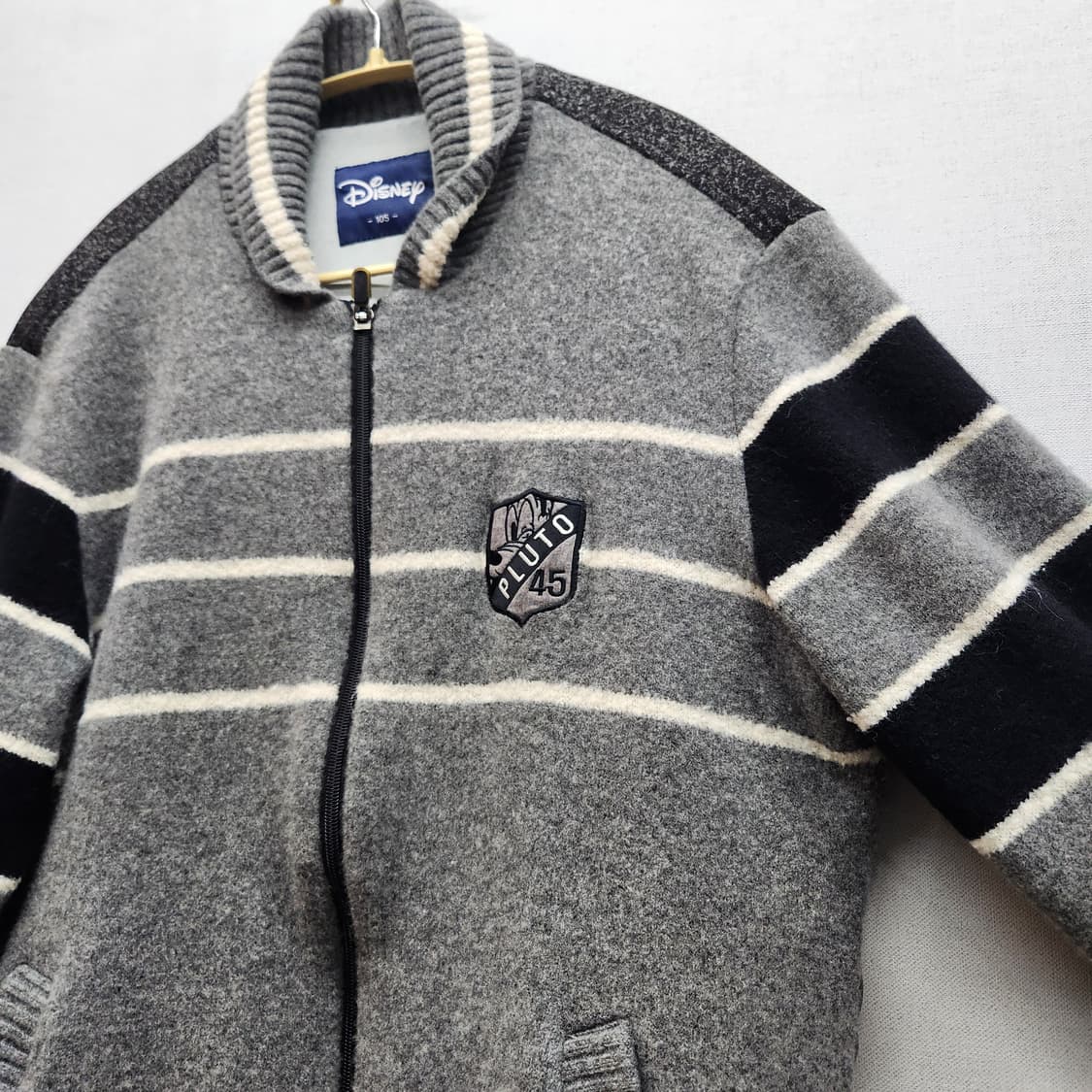 디즈니 플루토 백프린팅 집업(앞니트뒤점퍼) L(남여공용) 상품이미지3