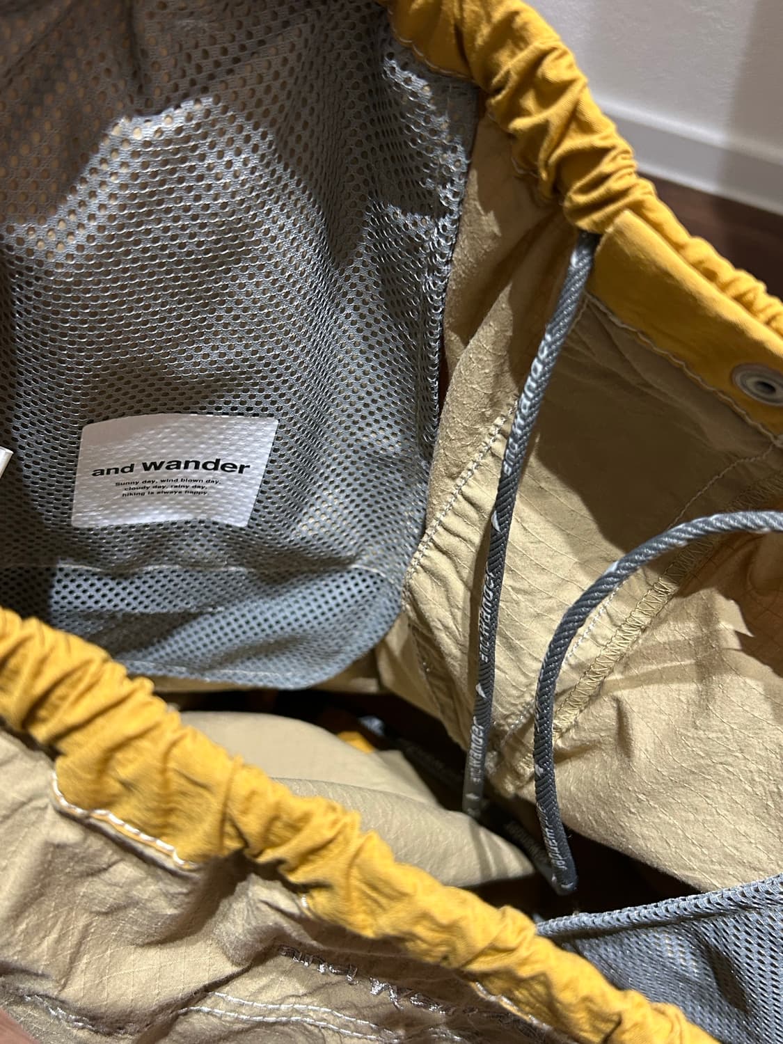 앤드원더 카고 투톤 스커트 상품이미지5