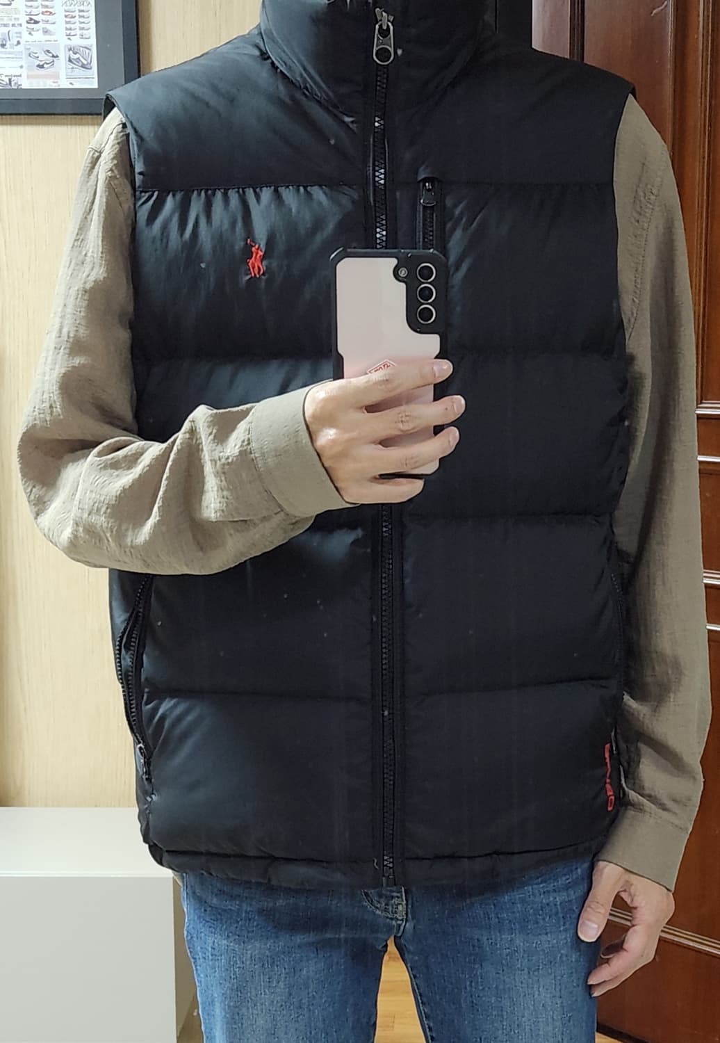 (착샷) 폴로 랄프로렌 패딩 베스트 다운 상품이미지10