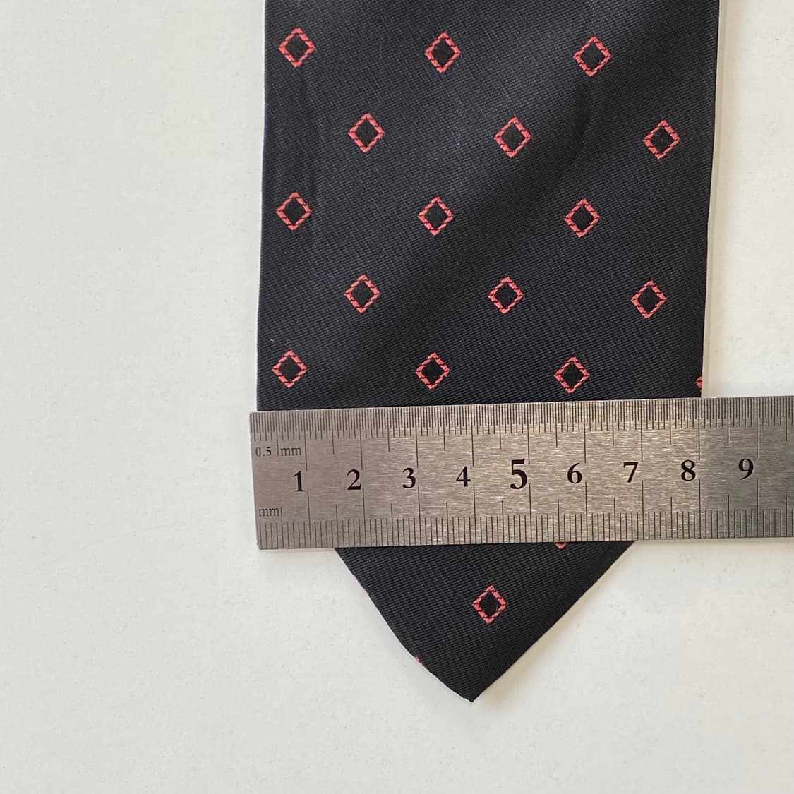 샤르베(Charvet) 명품 정품 블랙넥타이 7.8cm 상품이미지9