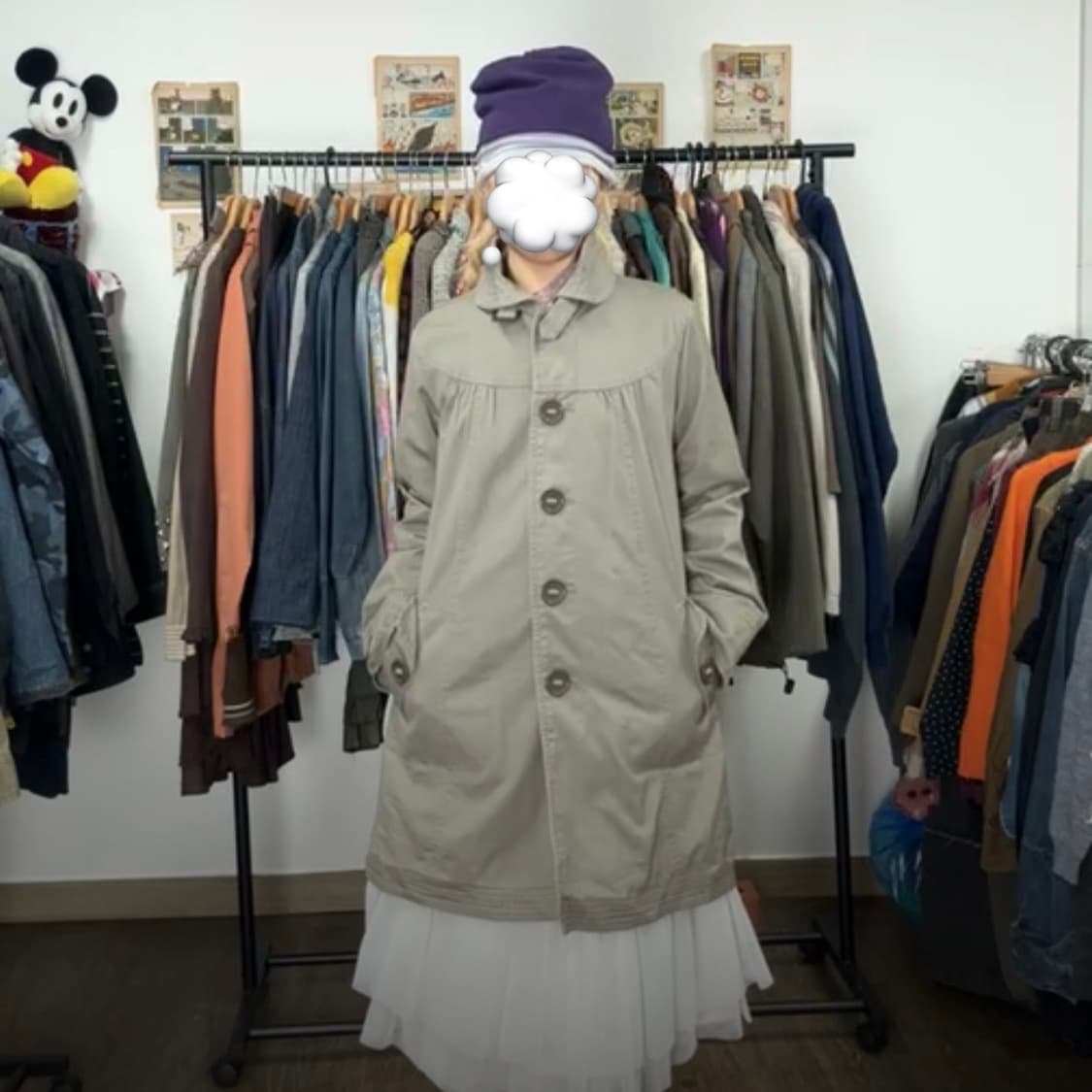 빈티지 봄 자켓 코트  상품이미지3