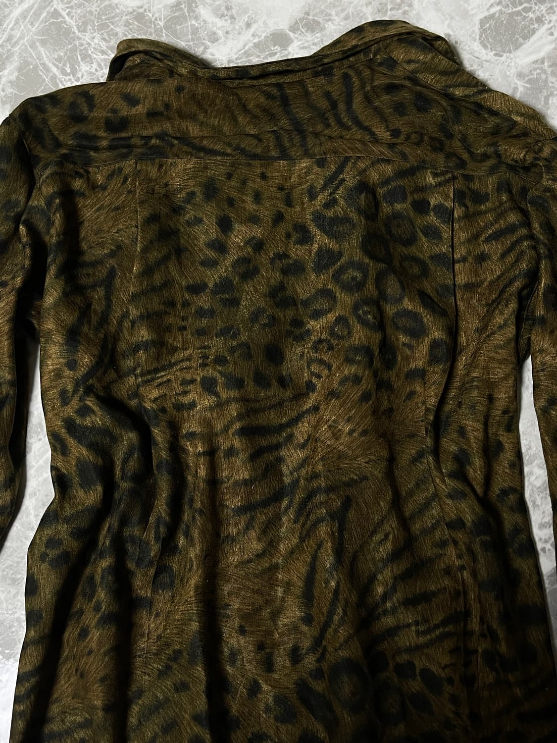 (Japanese vintage)leopard shirts jacket 상품이미지7